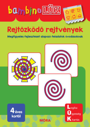 Rejtőzködő rejtvények - Megfigyelés fejlesztését alapozó feladatok óvodásoknak termékhez kapcsolódó kép