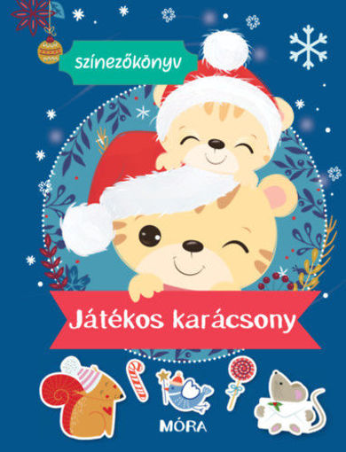 Játékos karácsony - színezőkönyv termékhez kapcsolódó kép