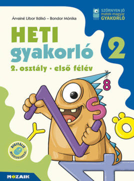 Heti gyakorló 2. osztály  - első félév - Magyar és matek gyakorlófeladatok termékhez kapcsolódó kép