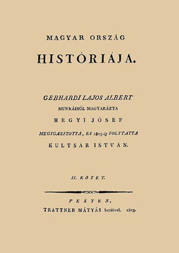 Magyar ország históriája II. termékhez kapcsolódó kép