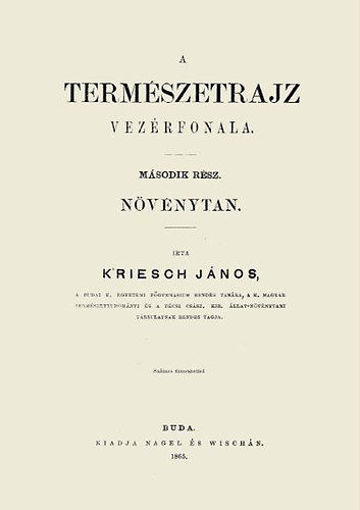 A természetrajz vezérfonala II. Növénytan termékhez kapcsolódó kép