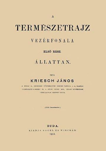 A természetrajz vezérfonala I. Álattan termékhez kapcsolódó kép