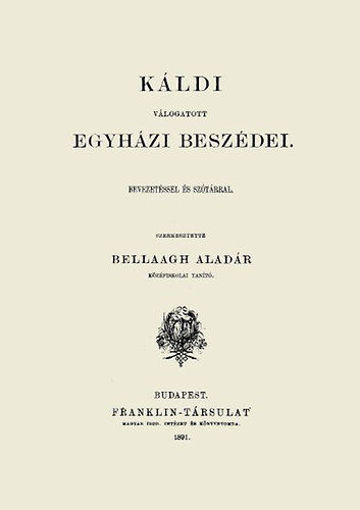 Káldi válogatott egyházi beszédei termékhez kapcsolódó kép