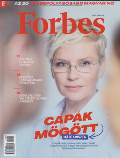 Forbes - 2023. március - Az 50 legbefolyásosabb magyar nő termékhez kapcsolódó kép