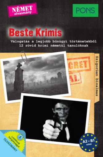 PONS Beste Krimis - Válogatás a legjobb bűnügyi történetekből - 12 rövid krimi németül tanulóknak termékhez kapcsolódó kép