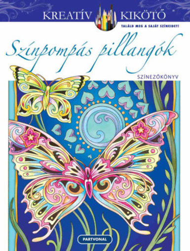 Színpompás pillangók - Színezőkönyv termékhez kapcsolódó kép
