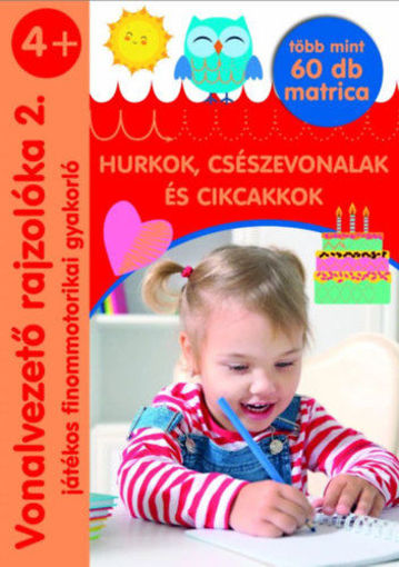 Vonalvezető rajzolóka 2. - Hurkok, csészevonalak és cikcakkok - Játékos finommotorikai gyakorló termékhez kapcsolódó kép