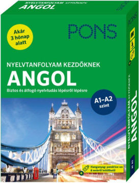 PONS Nyelvtanfolyam kezdőknek - Angol (könyv+pendrive+online) - Biztos és átfogó nyelvtudás lépésről lépésre - Akár 3 hónap alatt termékhez kapcsolódó kép