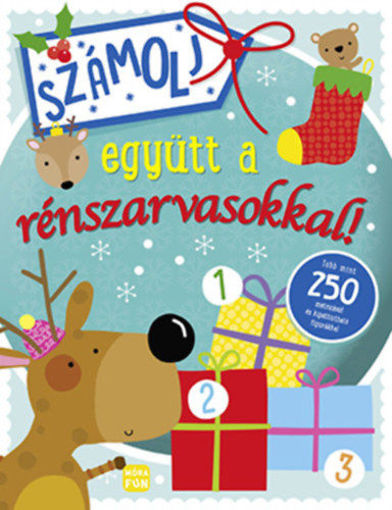 Számolj együtt a rénszarvasokkal - Több mint 250 matricával és kipattintható figurákkal termékhez kapcsolódó kép