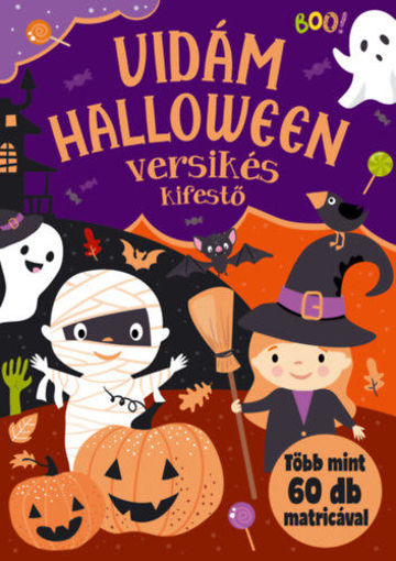 Vidám Halloween - Versikés kifestő termékhez kapcsolódó kép