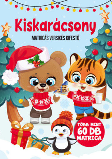Kiskarácsony - Matricás versikés kifestő termékhez kapcsolódó kép