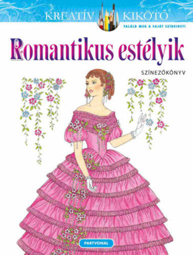 Romantikus estélyik - Színezőkönyv termékhez kapcsolódó kép