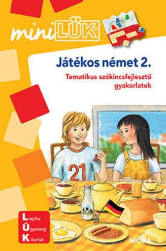 Játékos német 2. - Tematikus szókincsfejlesztő gyakorlatok - MiniLÜK füzet termékhez kapcsolódó kép