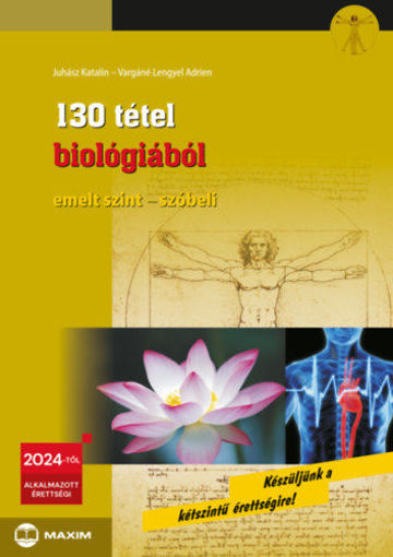 130 tétel biológiából (emelt szint - szóbeli) - 2024-től érvényes termékhez kapcsolódó kép