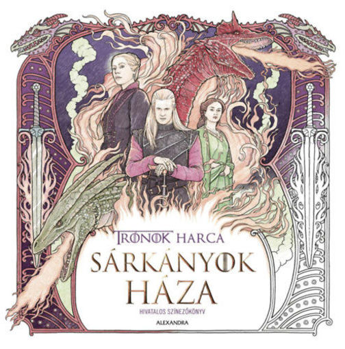 Sárkányok háza - Hivatalos színezőkönyv termékhez kapcsolódó kép