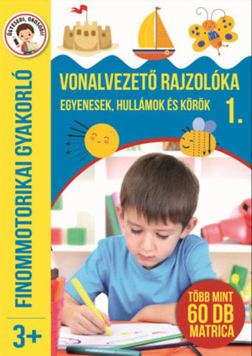 Vonalvezető rajzolóka 1. - Egyenesek, hullámok és körök termékhez kapcsolódó kép
