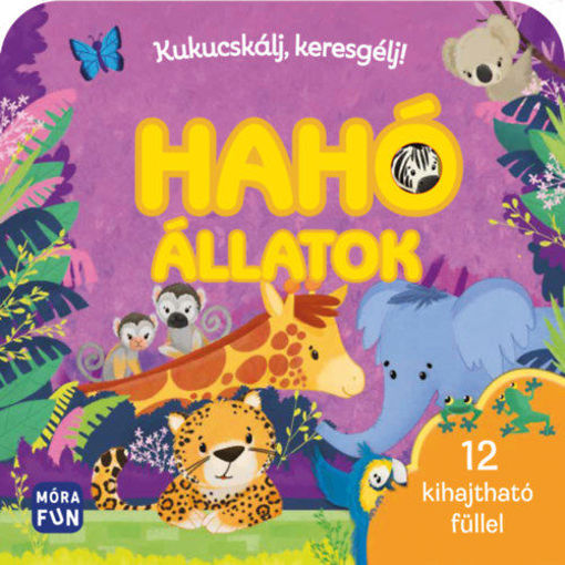 Kukucskálj, keresgélj! - Hahó, állatok - 12 kihajtható füllel termékhez kapcsolódó kép
