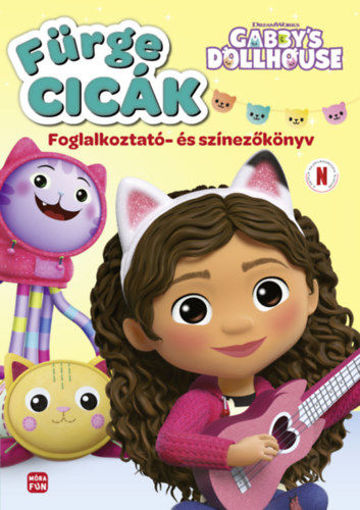 Gabi babaháza - Fürge cicák - Foglalkoztató- és színezőkönyv termékhez kapcsolódó kép
