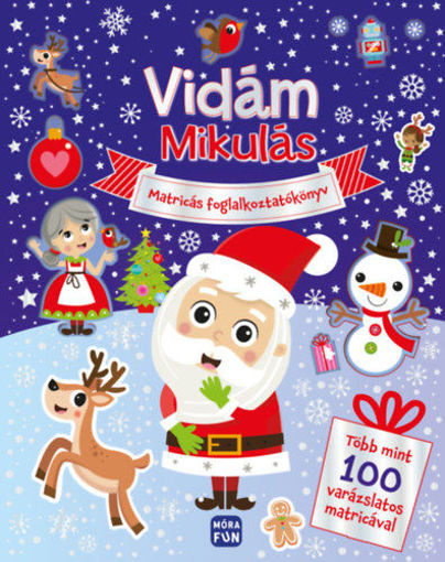 Vidám Mikulás - Matricás foglalkoztatókönyv termékhez kapcsolódó kép