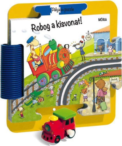 Pálya és puzzle - Robog a kisvonat! termékhez kapcsolódó kép