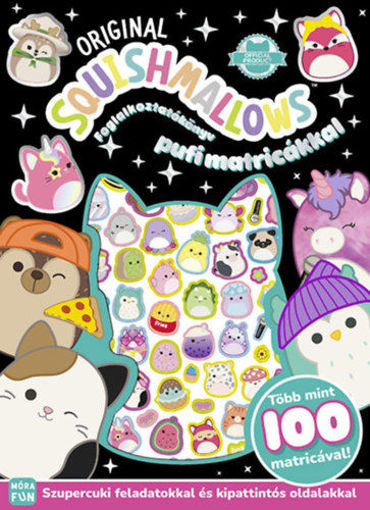 Original Squishmallows -  Foglalkoztatókönyv pufi matricákkal termékhez kapcsolódó kép