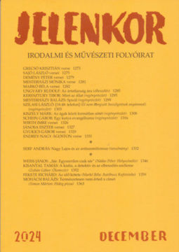 Jelenkor - Irodalmi és művészeti folyóirat - 2024. december termékhez kapcsolódó kép
