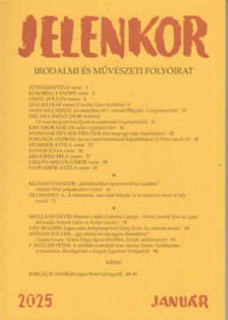 Jelenkor - Irodalmi és művészeti folyóirat - 2025. január termékhez kapcsolódó kép