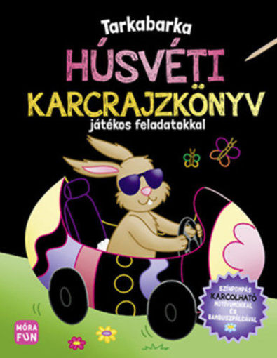 Tarkabarka húsvéti karcrajzkönyv - játékos feladatokkal termékhez kapcsolódó kép