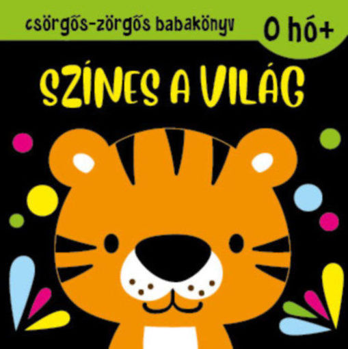 Csörgős-zörgős babakönyv - Színes a világ termékhez kapcsolódó kép