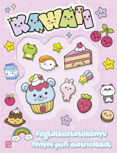 Kawaii - Foglalkoztatókönyv fényes pufi matricákkal termékhez kapcsolódó kép