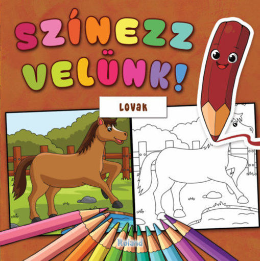 Színezz velünk! - Lovak termékhez kapcsolódó kép