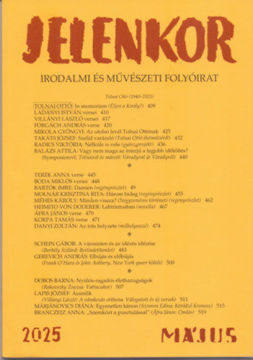 Jelenkor - Irodalmi és művészeti folyóirat - 2025. május termékhez kapcsolódó kép