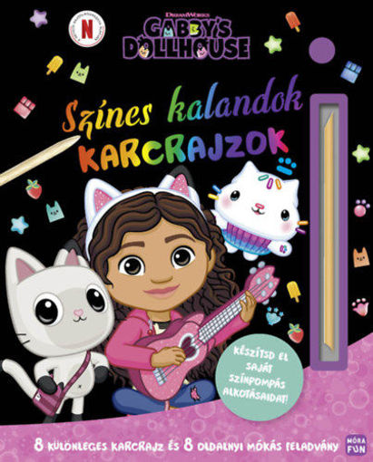 Gabi babaháza - Színes kalandok - Karcrajzok - 8 különleges karcrajz és 8 oldalnyi mókás feladvány termékhez kapcsolódó kép