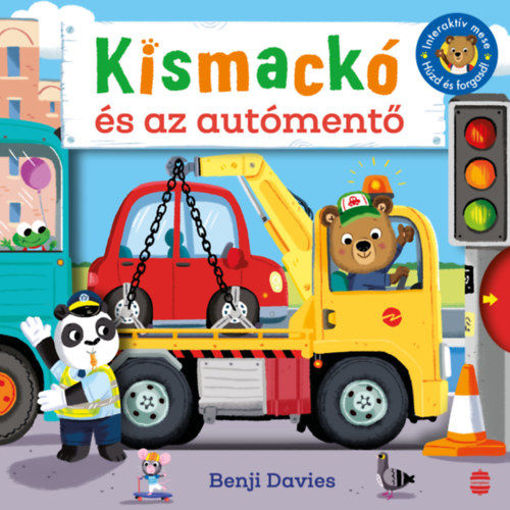 Kismackó és az autómentő termékhez kapcsolódó kép
