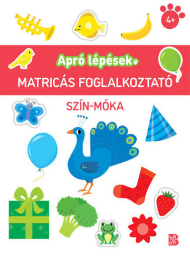 Apró lépések - Szín-móka - Matricás foglalkoztató termékhez kapcsolódó kép