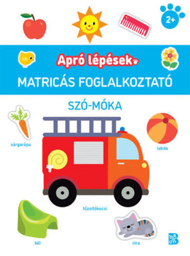 Apró lépések - Szó-móka - Matricás foglalkoztató termékhez kapcsolódó kép