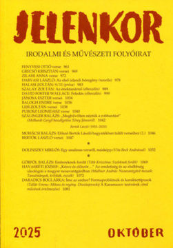 Jelenkor - Irodalmi és művészeti folyóirat - 2025. október termékhez kapcsolódó kép