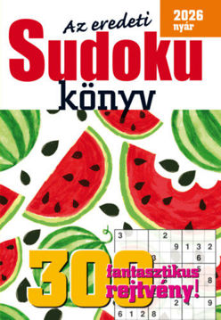 Az eredeti Sudoku KÖNYV 2026 nyár termékhez kapcsolódó kép