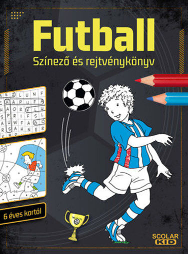 Futball - Színező és rejtvénykönyv termékhez kapcsolódó kép