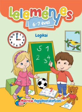 Leleményes 6-7 éves - Logikai feladatok / Matricás foglalkoztatófüzet termékhez kapcsolódó kép