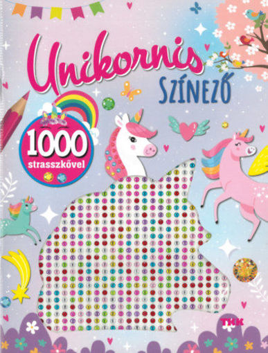 1000 strassz - Unikornis színező termékhez kapcsolódó kép