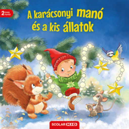 A karácsonyi manó és a kis állatok termékhez kapcsolódó kép